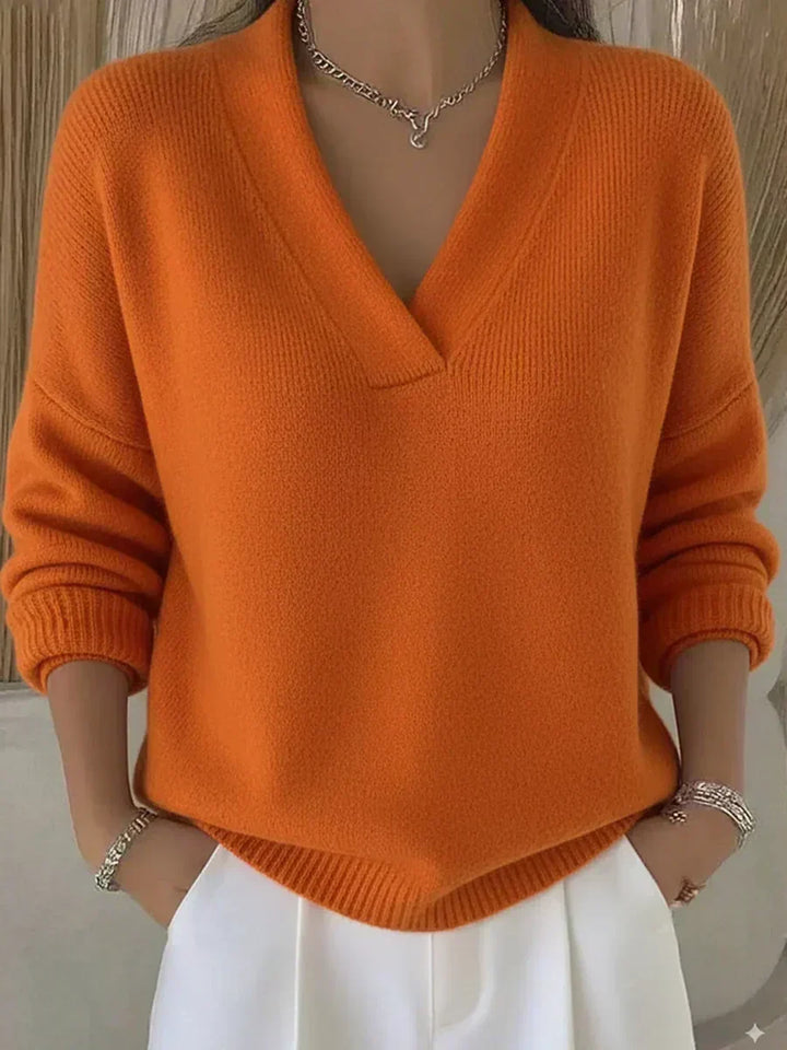 Viola | Soft Sweater with V-Neck