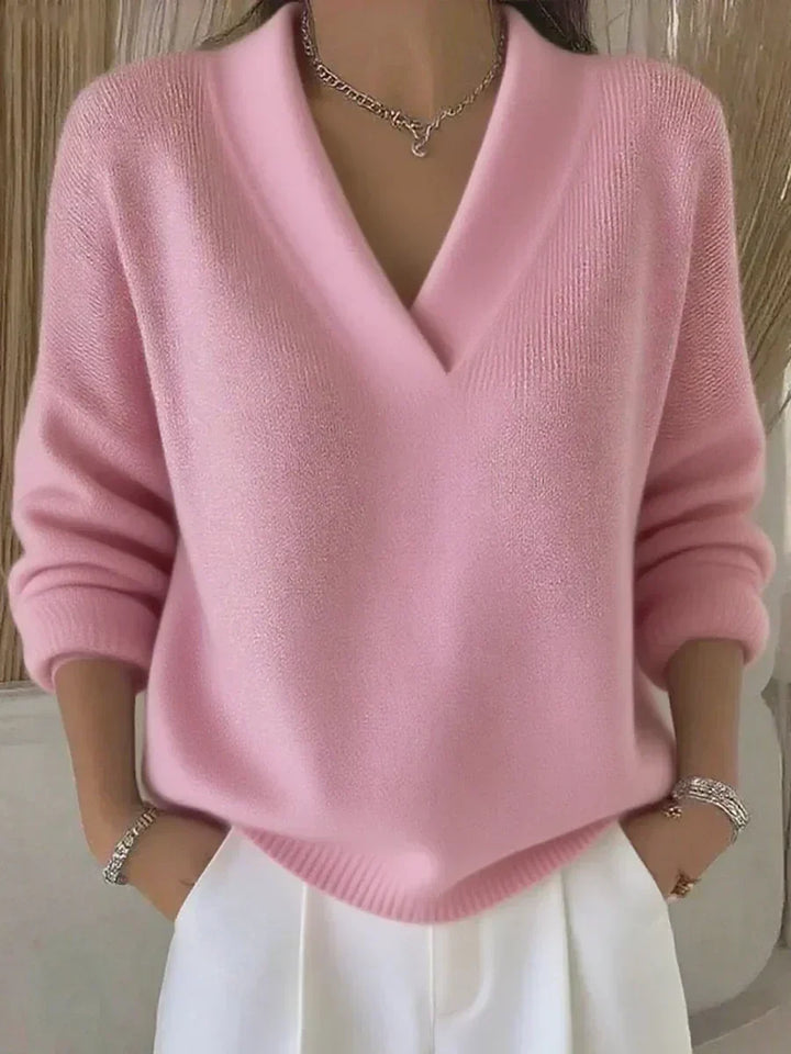 Viola | Soft Sweater with V-Neck
