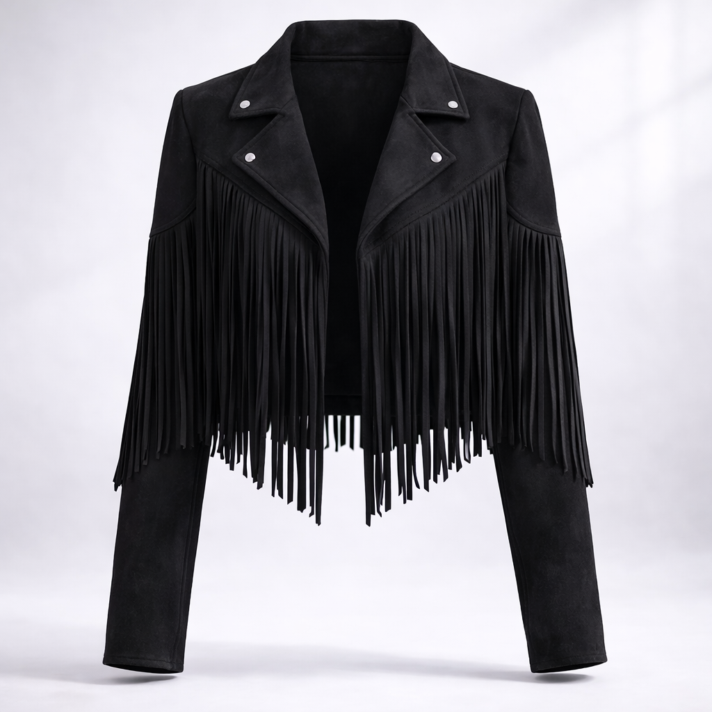 Tara | Fringe Cropped Jacket