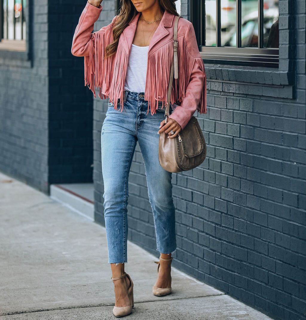 Tara | Fringe Cropped Jacket