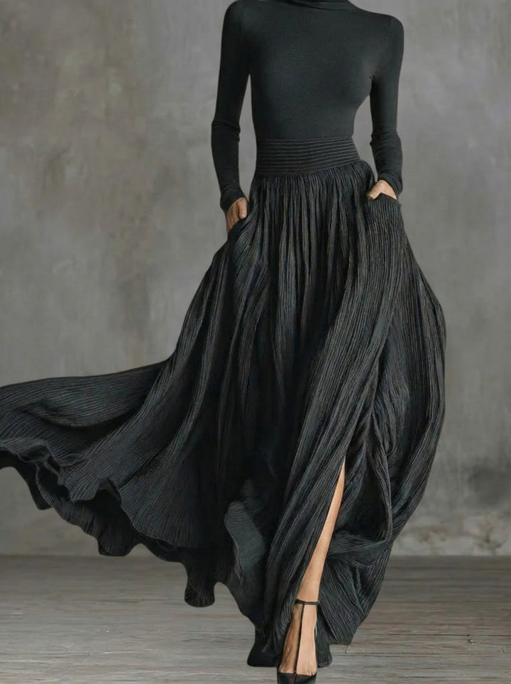 Rachel | High-Waisted Maxi Robe
