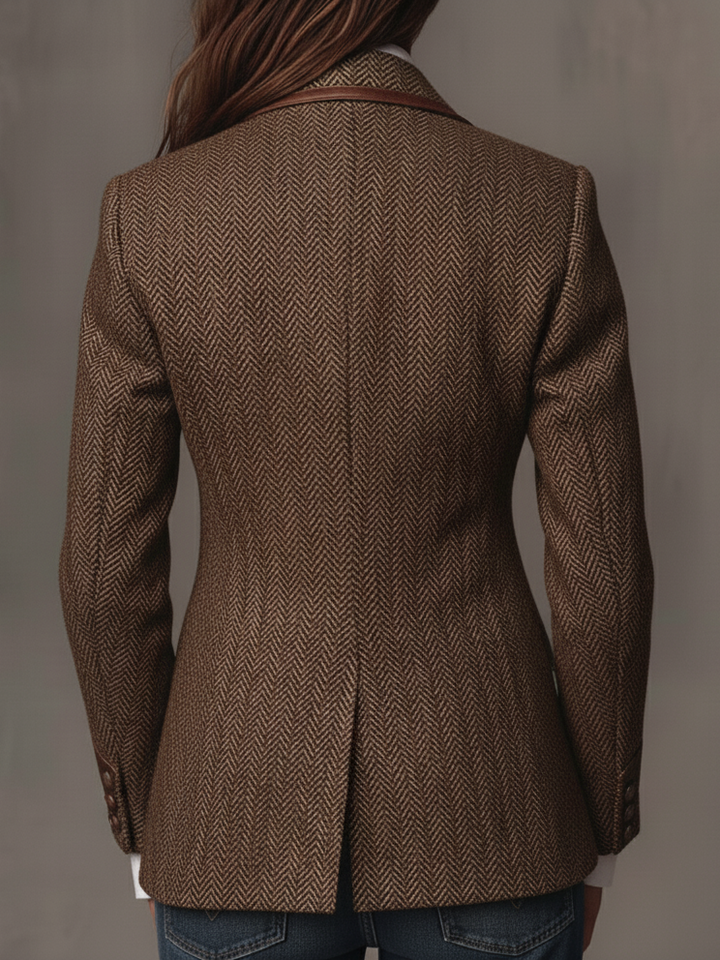 Thea | Houndstooth Blazer
