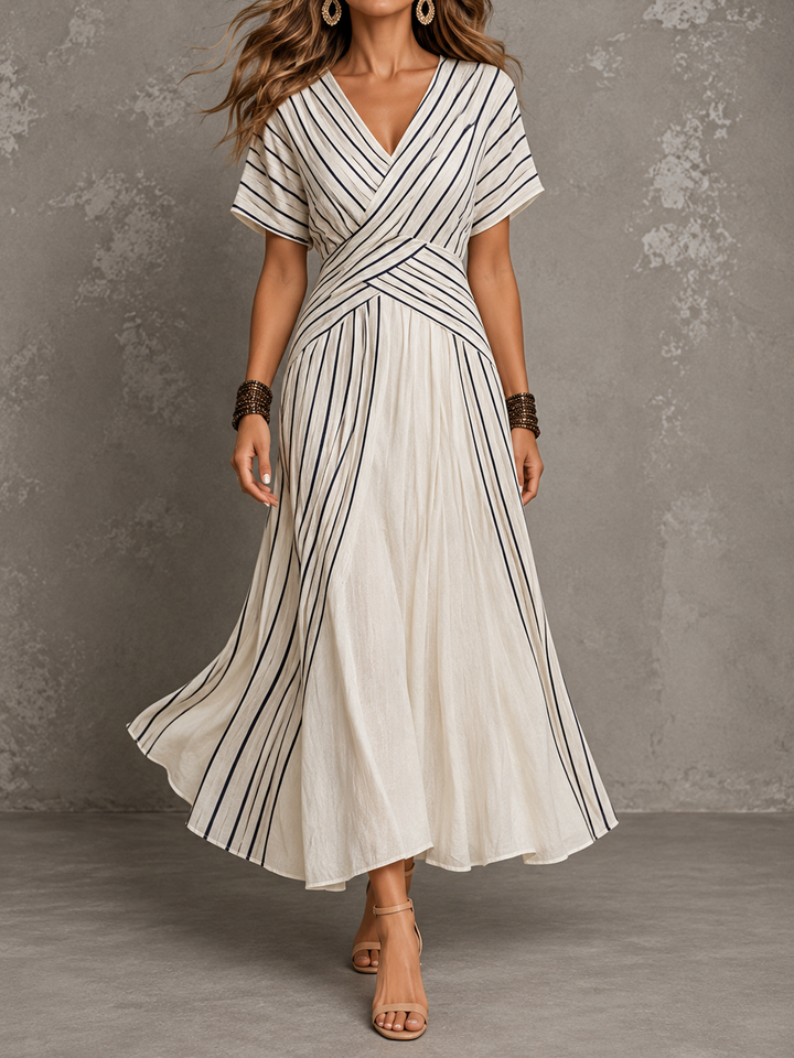 Sabrinah | Loose Striped Maxi Dress