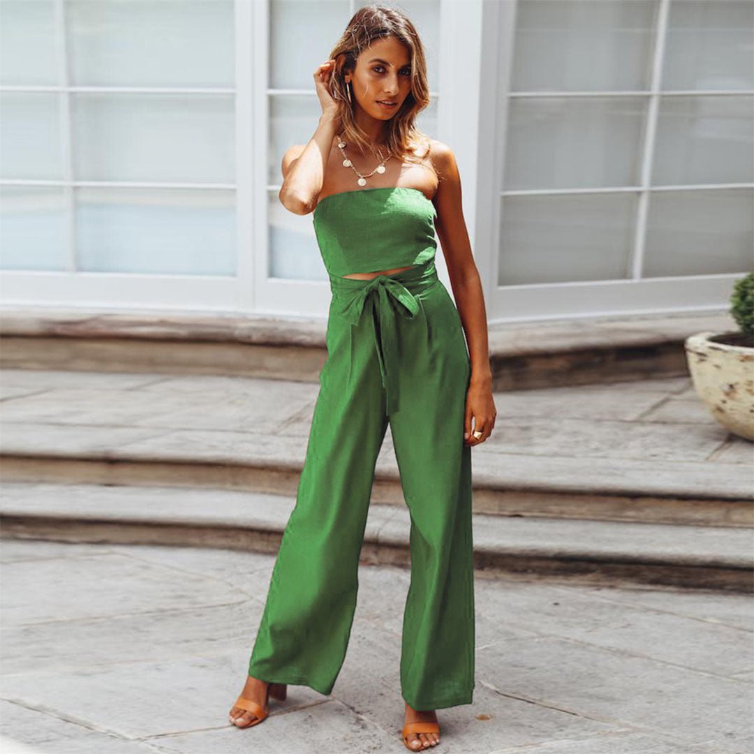 Saylor – Sleeveless Wide-Leg Jumpsuit