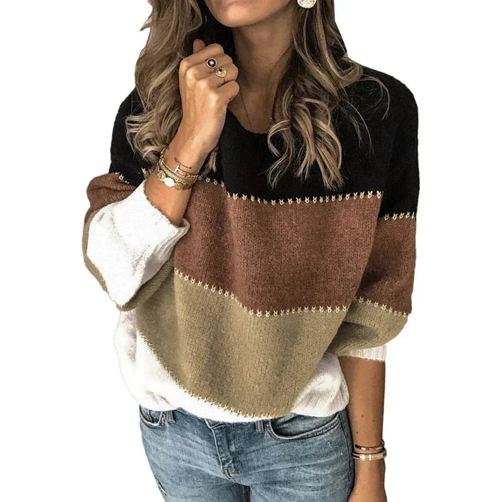 Aileen – Long-Sleeve Sweater with Round Neck