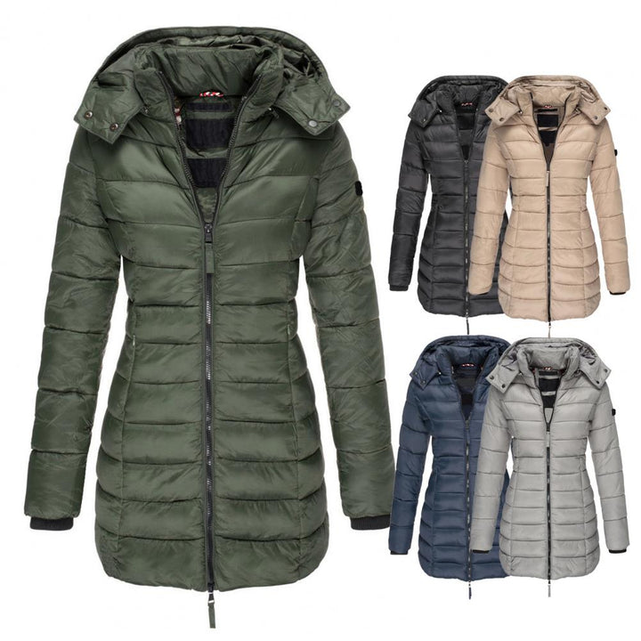Mylene | Hooded Quilted Parka