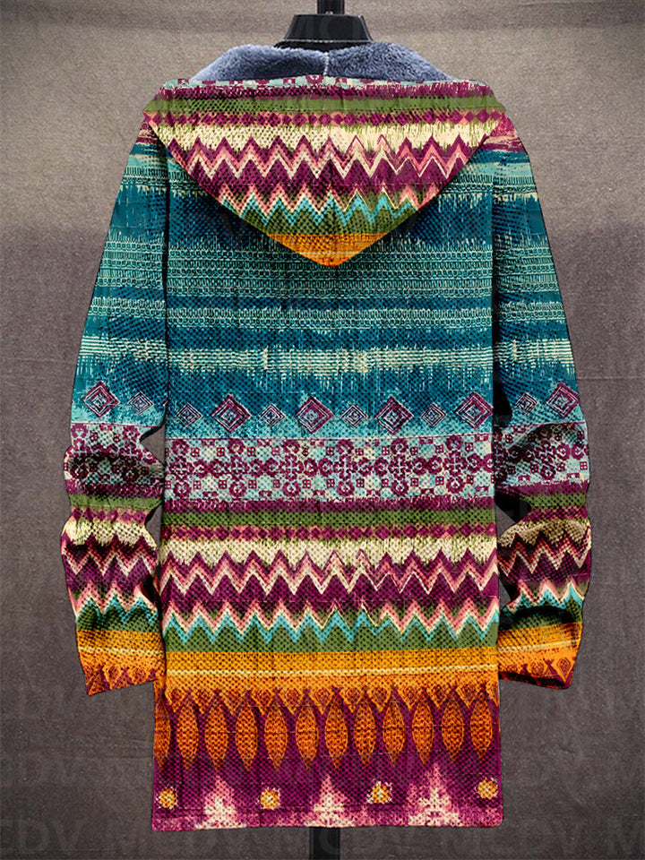 Talia | Artful Hooded Cardigan