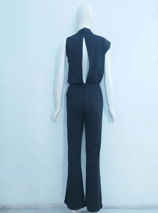 MARLENE | ASYMMETRIC WIDE-LEG JUMPSUIT