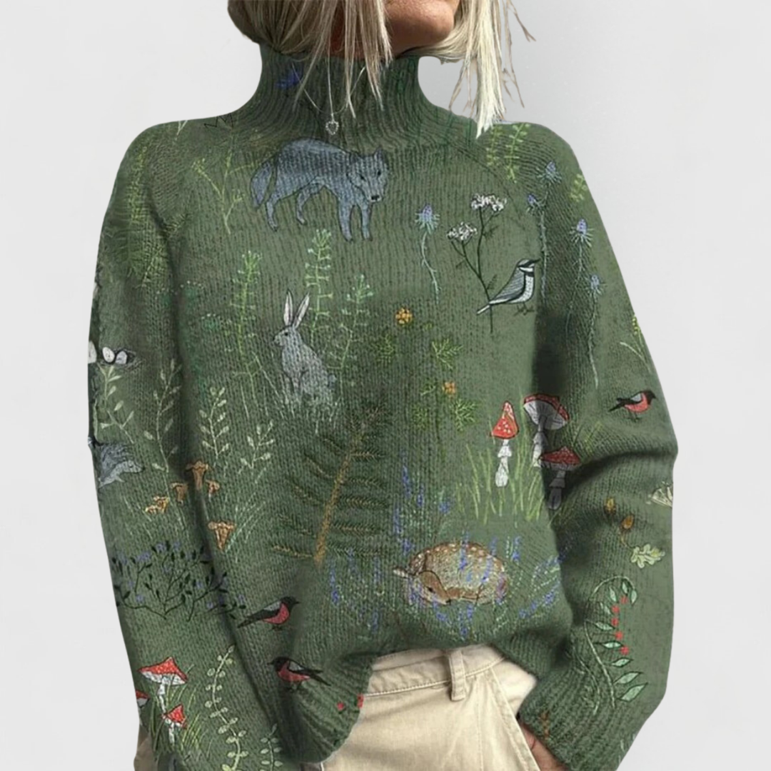 Gwendolyn | Cozy Turtleneck Knit Sweater