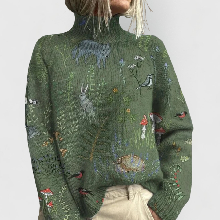 Gwendolyn | Cozy Turtleneck Knit Sweater