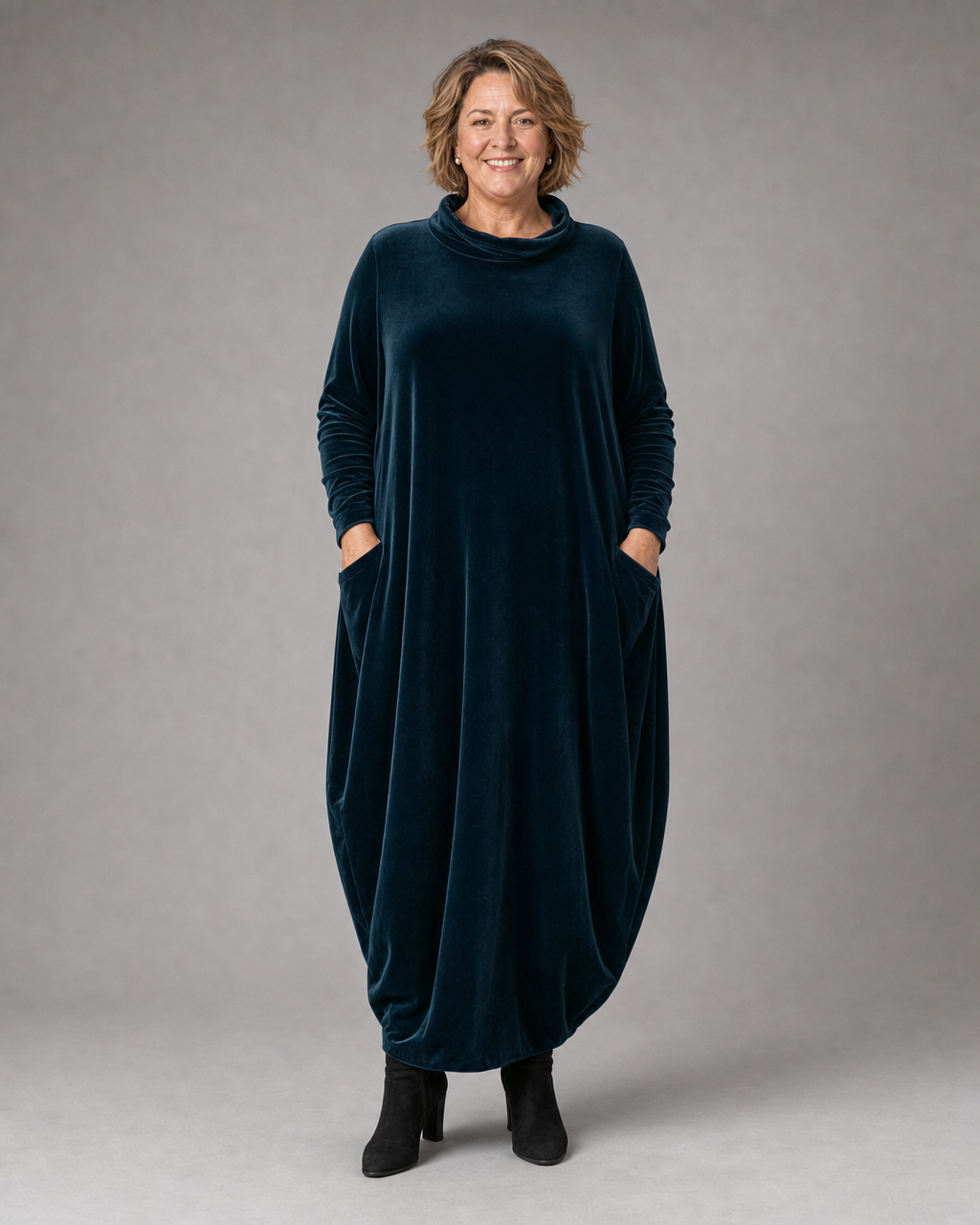 Eilene | Cowl Neck Maxi Dress