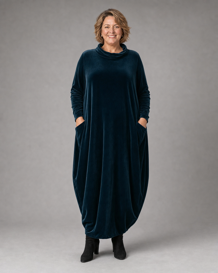 Eilene | Cowl Neck Maxi Dress