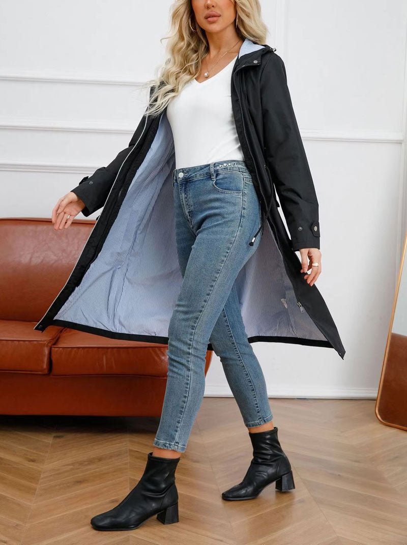 Giorgi – Waterproof Hooded Trench Coat