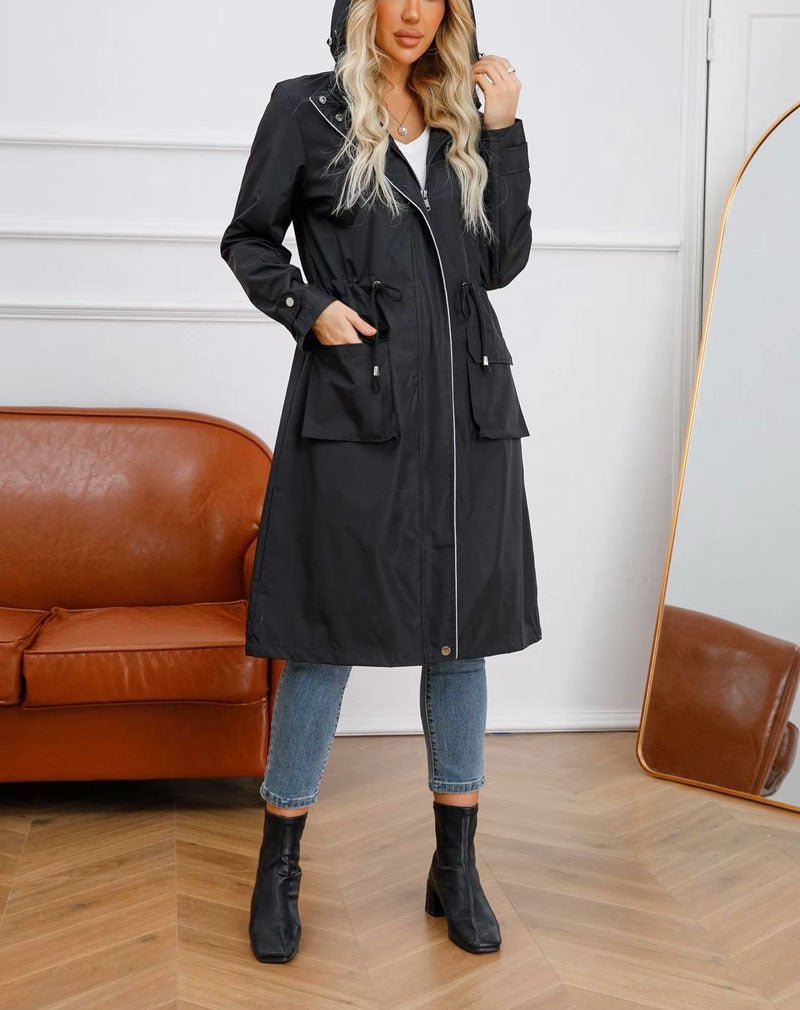 Giorgi – Waterproof Hooded Trench Coat