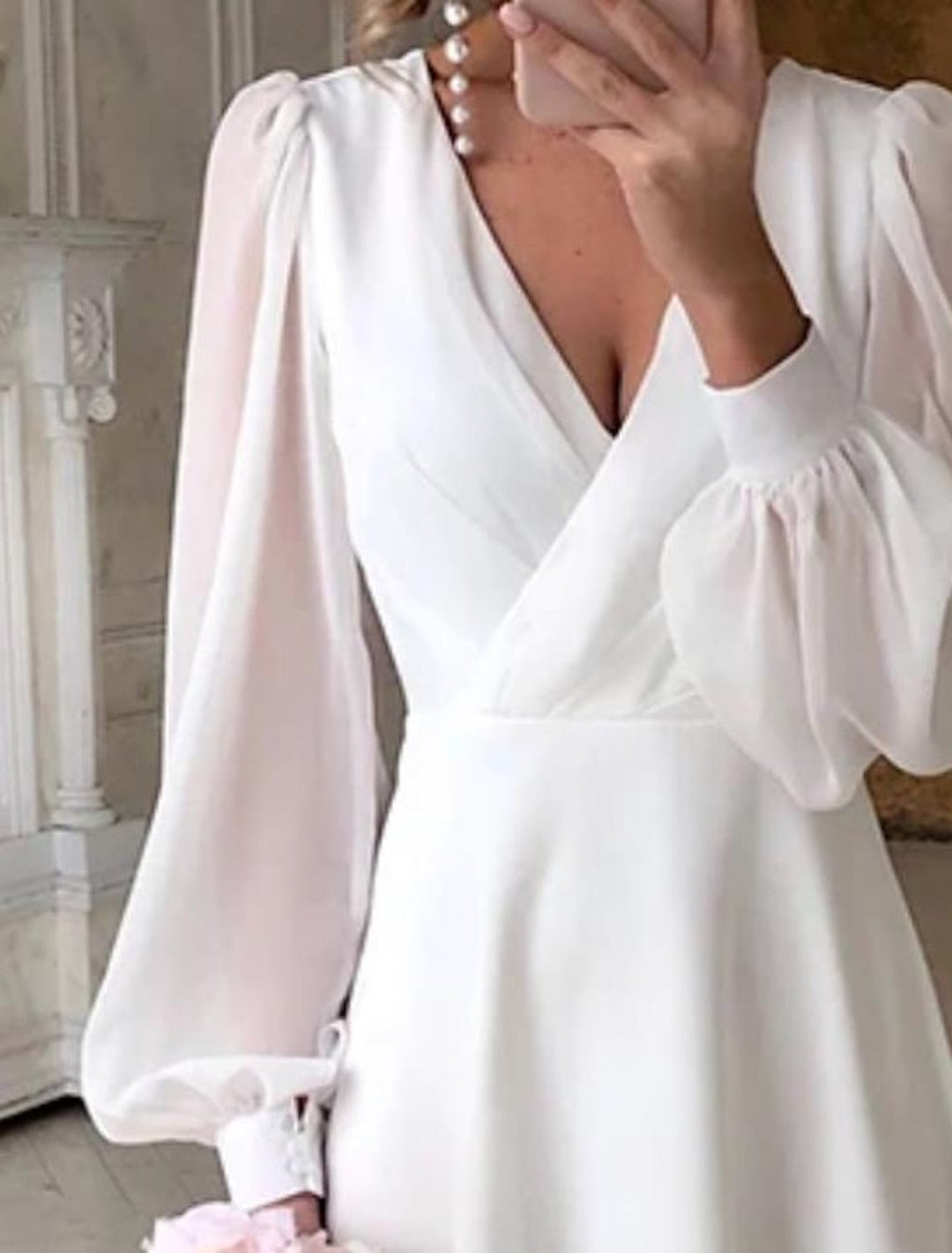 Birgit | Classic Long-Sleeve Flowy Wedding Dress