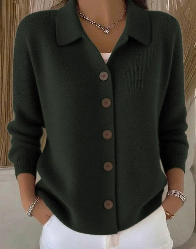 Fiona | Cardigan with Collar and Buttons