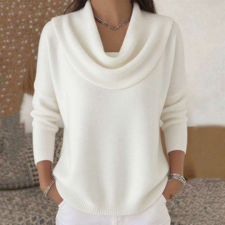 Ivy | Sweater with Draped Neck