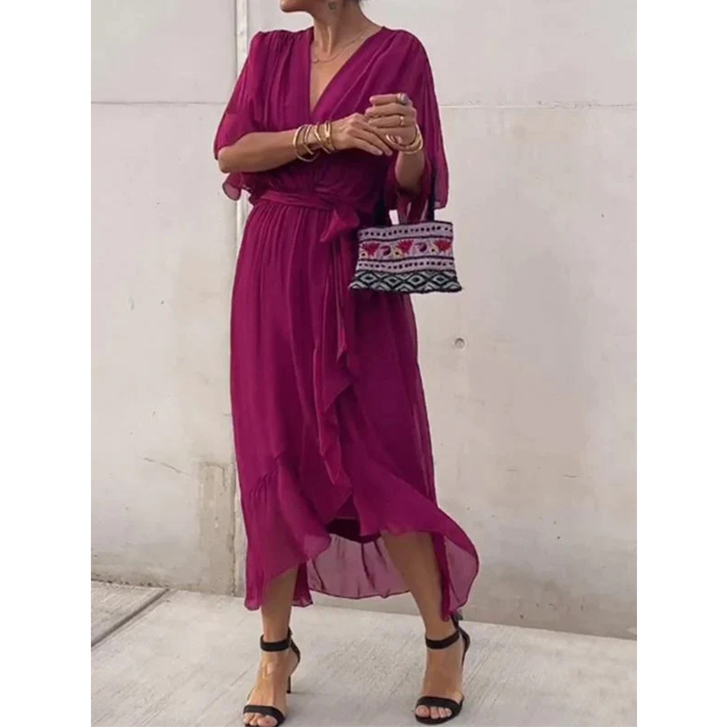 Hally™ Casual Chiffon Dress