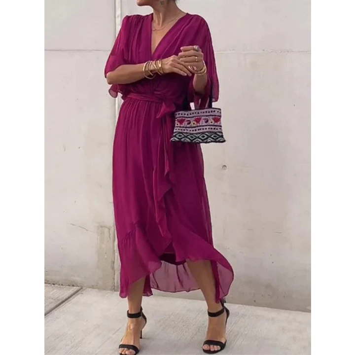 Hally™ Casual Chiffon Dress