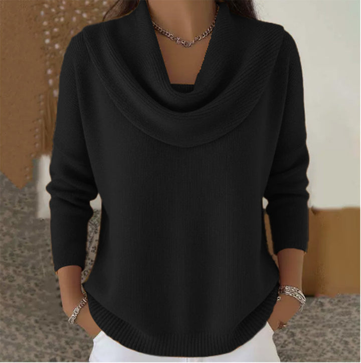 Ivy | Sweater with Draped Neck