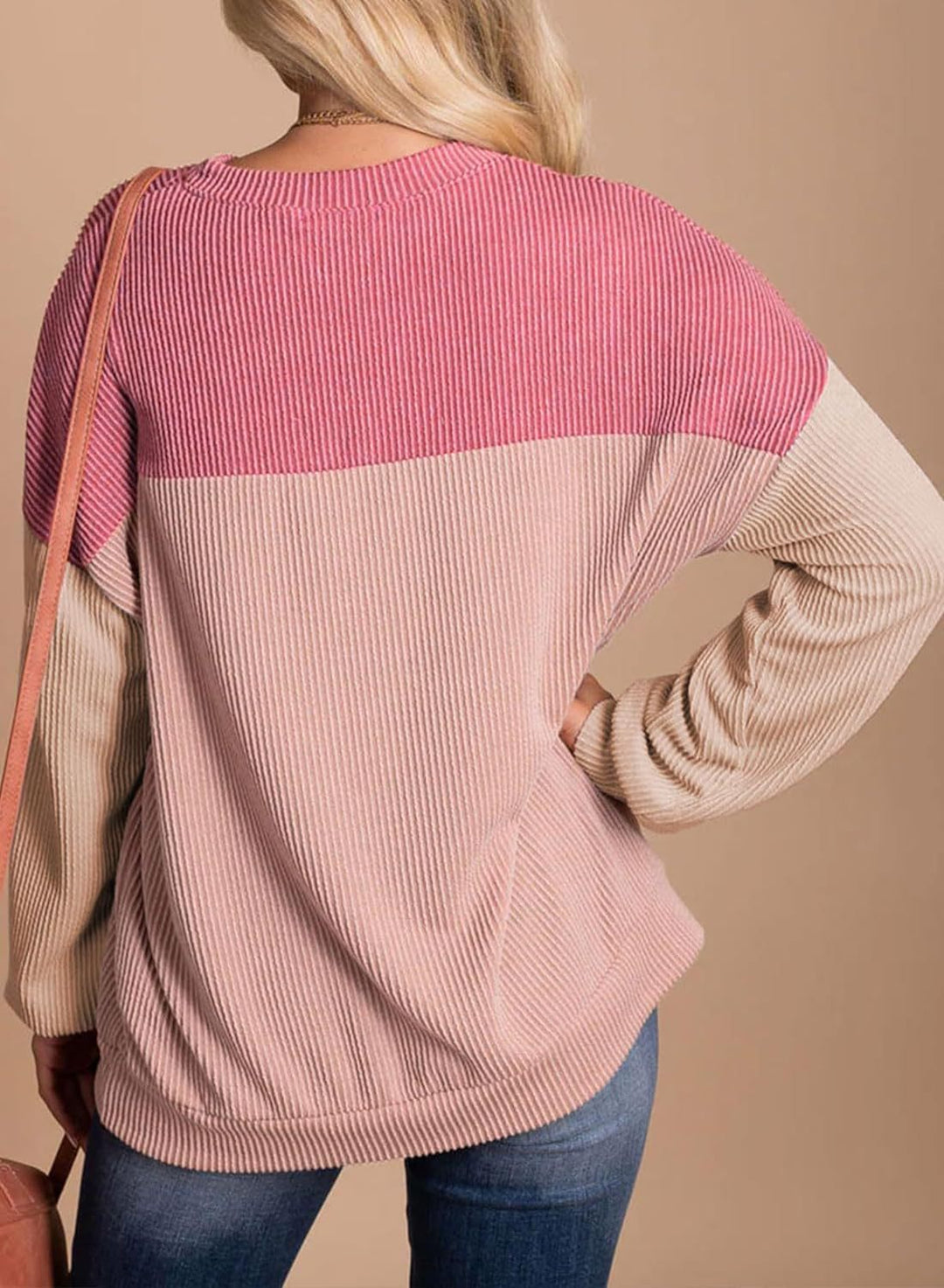 Nimfa – Colorblock Knitted Pullover