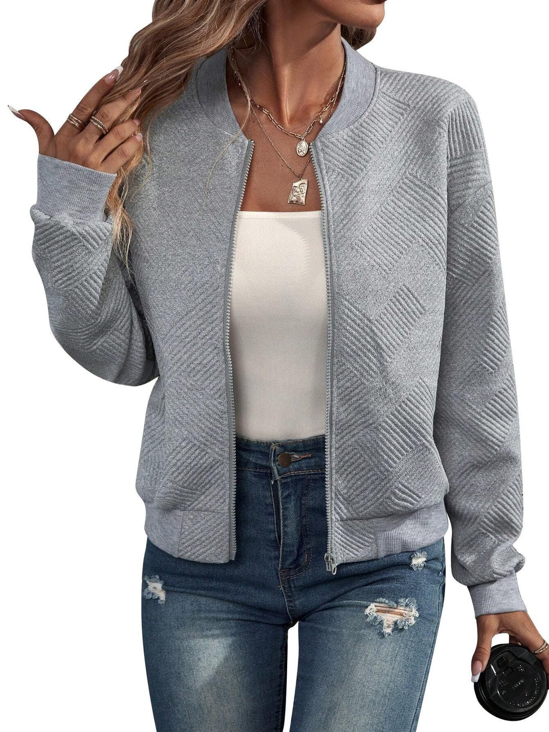 Clarisa – Lightweight Bomber-Style Jacket