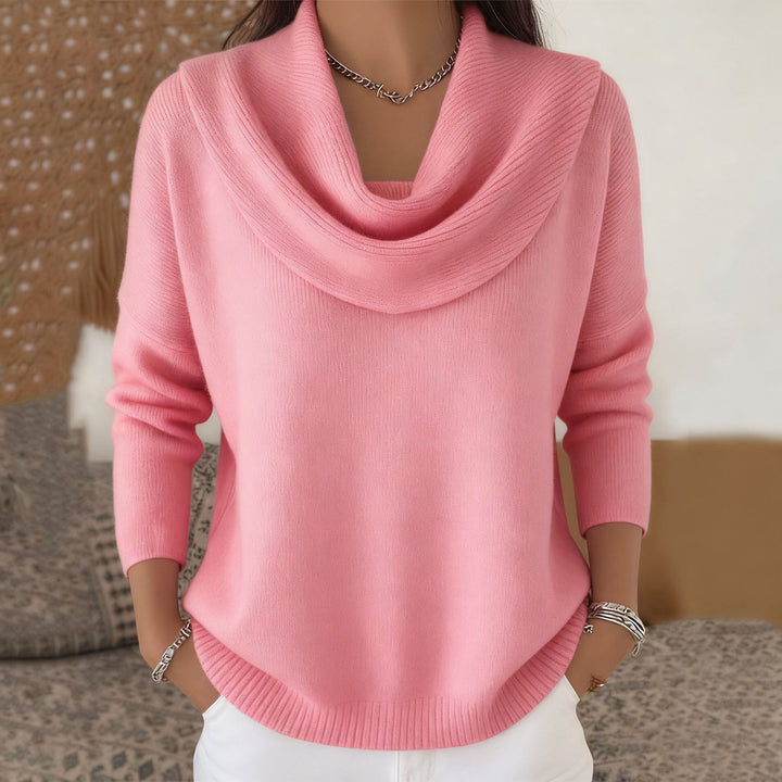 Ivy | Sweater with Draped Neck