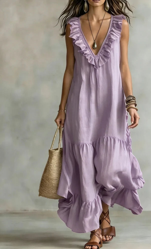 Rosalynn™ Elegant Ruffled Dress