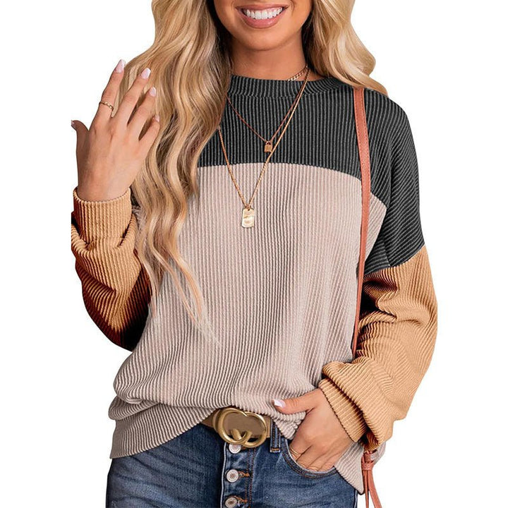 Nimfa – Colorblock Knitted Pullover