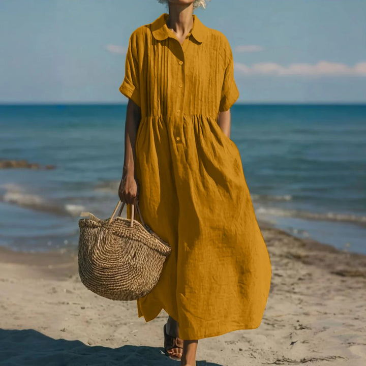 Alianna™ Elegant Shirt Dress