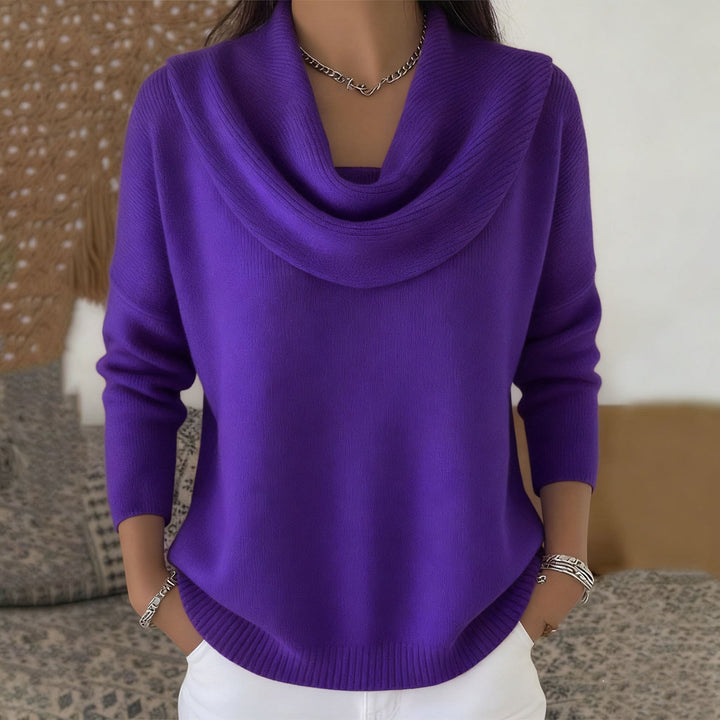 Ivy | Sweater with Draped Neck
