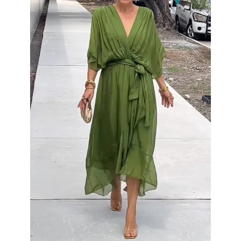 Hally™ Casual Chiffon Dress