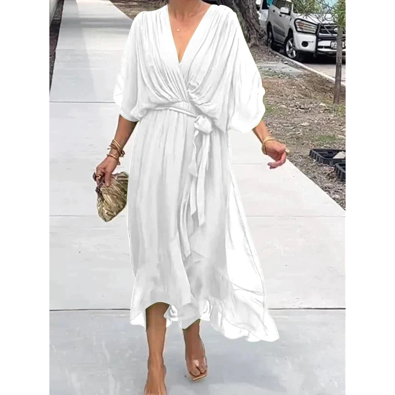 Hally™ Casual Chiffon Dress