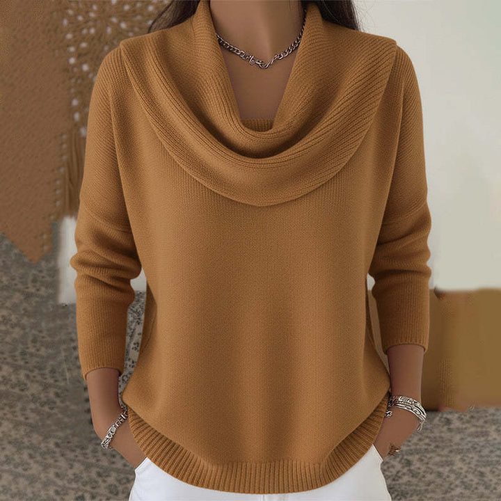 Ivy | Sweater with Draped Neck