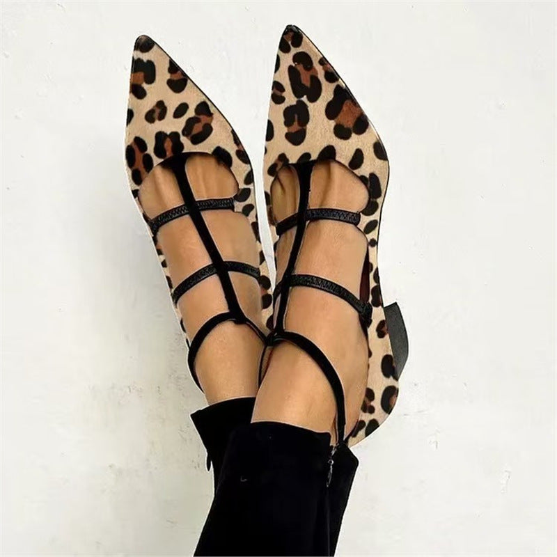 Abigail | Multi Strap Pointed Heels