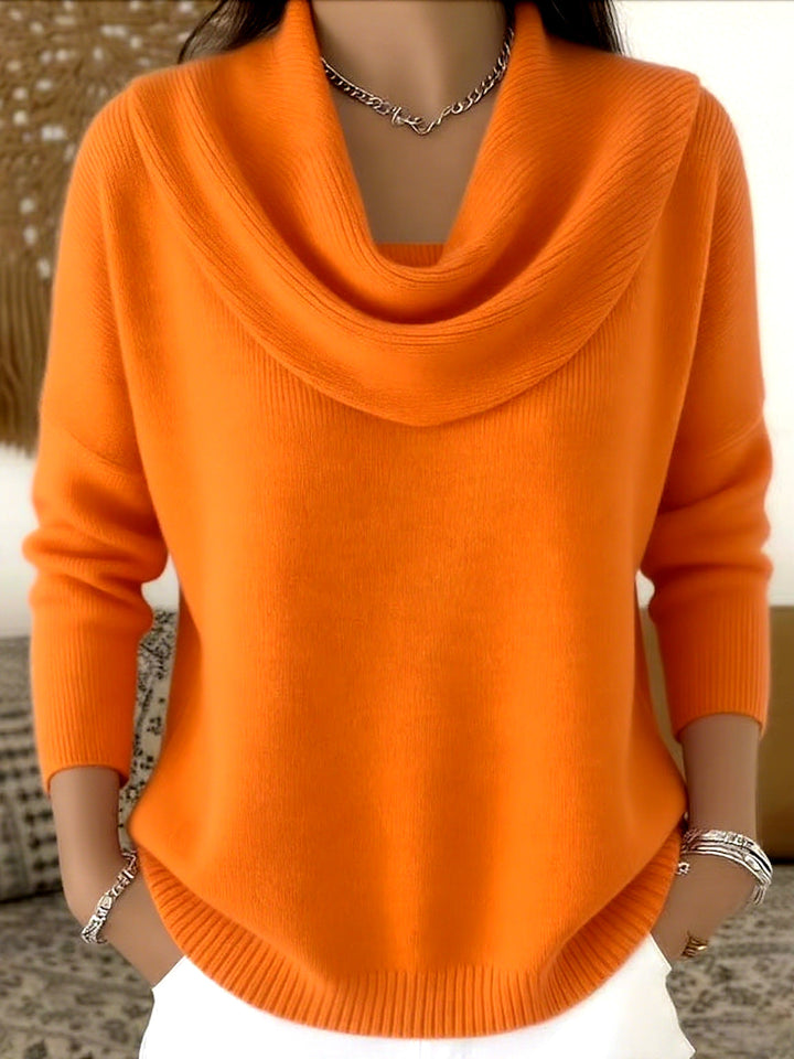 Ivy | Sweater with Draped Neck