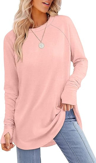 Maira | Long Sleeve Finger-Slip Top