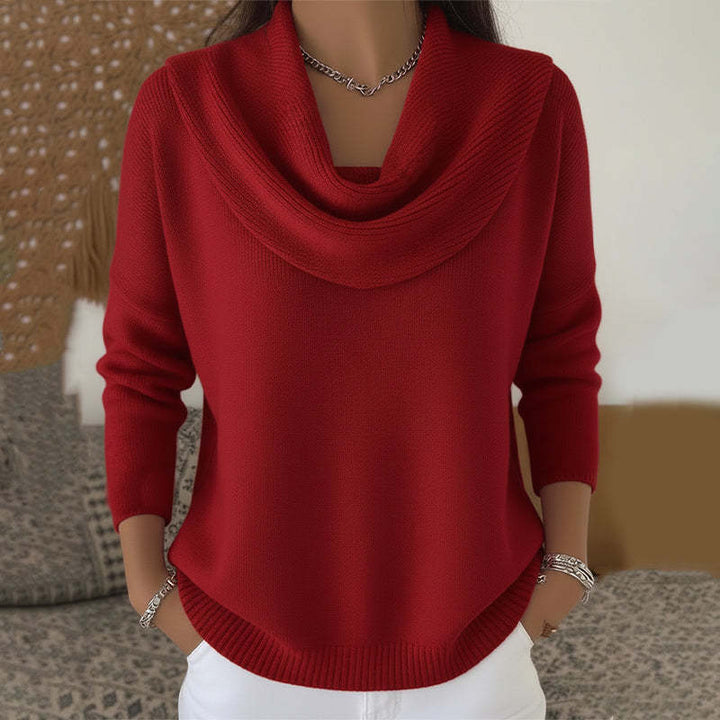 Ivy | Sweater with Draped Neck