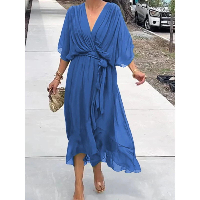 Hally™ Casual Chiffon Dress