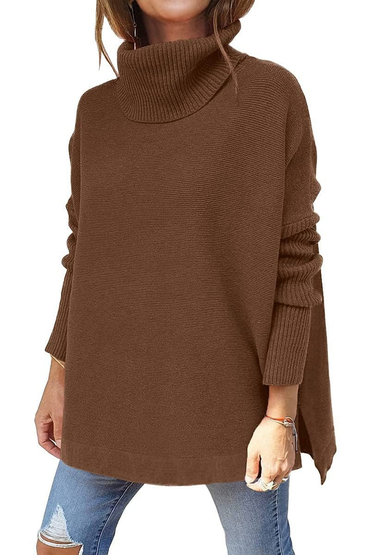 Cataleya – Oversized Turtleneck Knit Sweater