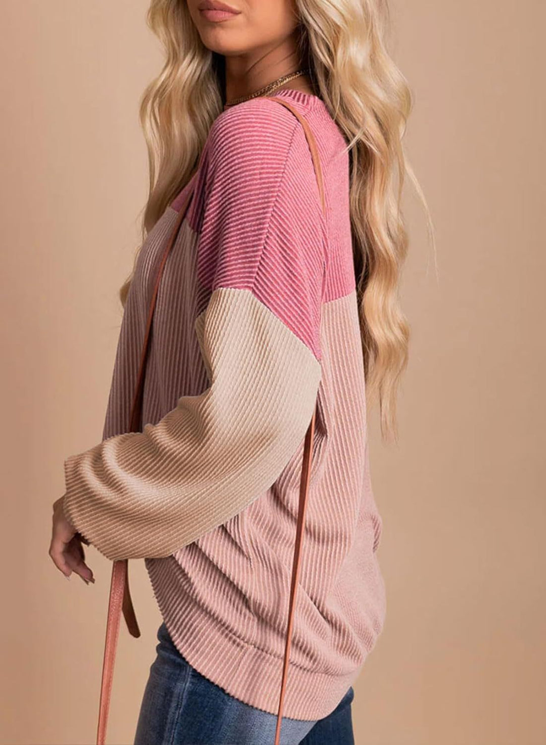 Nimfa – Colorblock Knitted Pullover