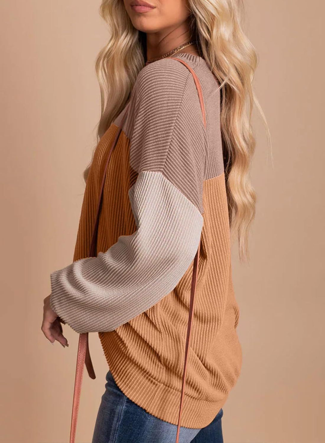 Nimfa – Colorblock Knitted Pullover