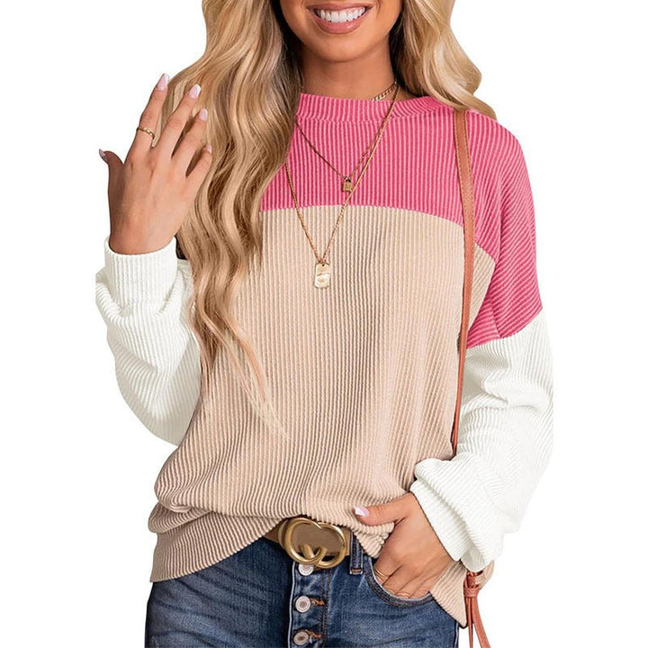 Nimfa – Colorblock Knitted Pullover