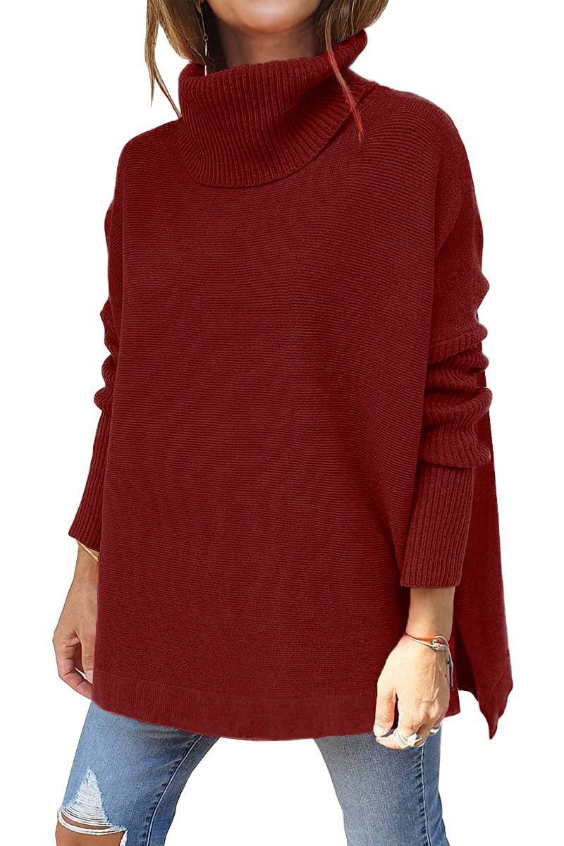Cataleya – Oversized Turtleneck Knit Sweater