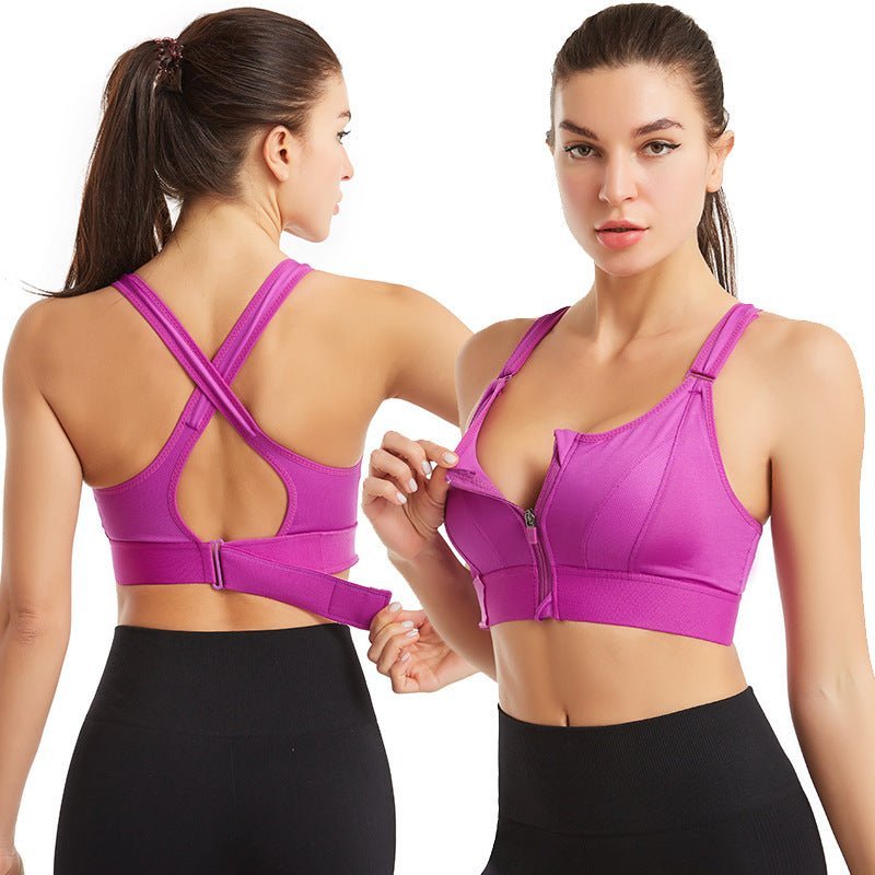 Nyra Summit – High Support Sports Bra with Front Zip