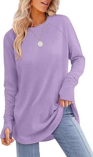 Maira | Long Sleeve Finger-Slip Top