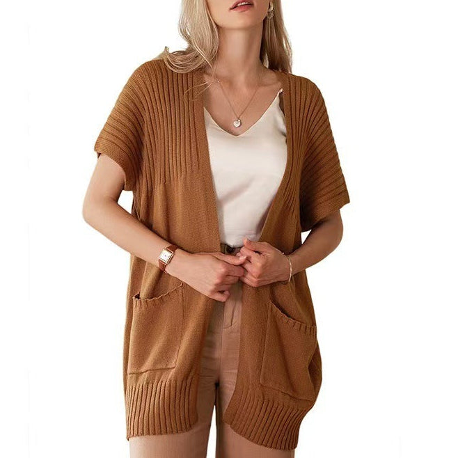 Cassava™ - Lightweight Open-Front Knit Cardigan