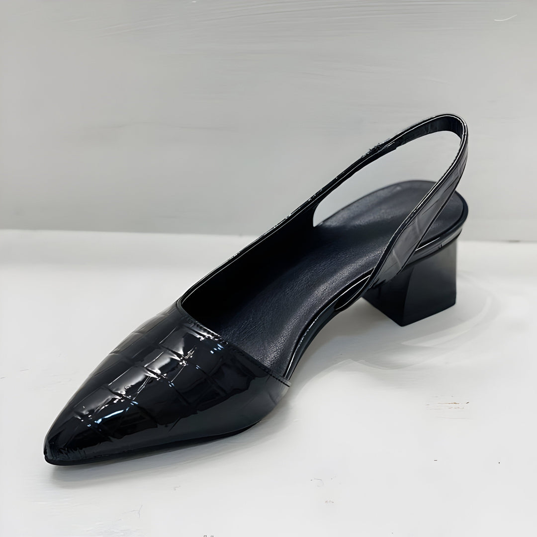 Elisa | Elegant Comfort Slingback Heels