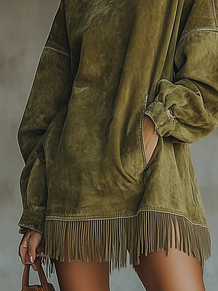 MARISSA | FRINGE MINI DRESS