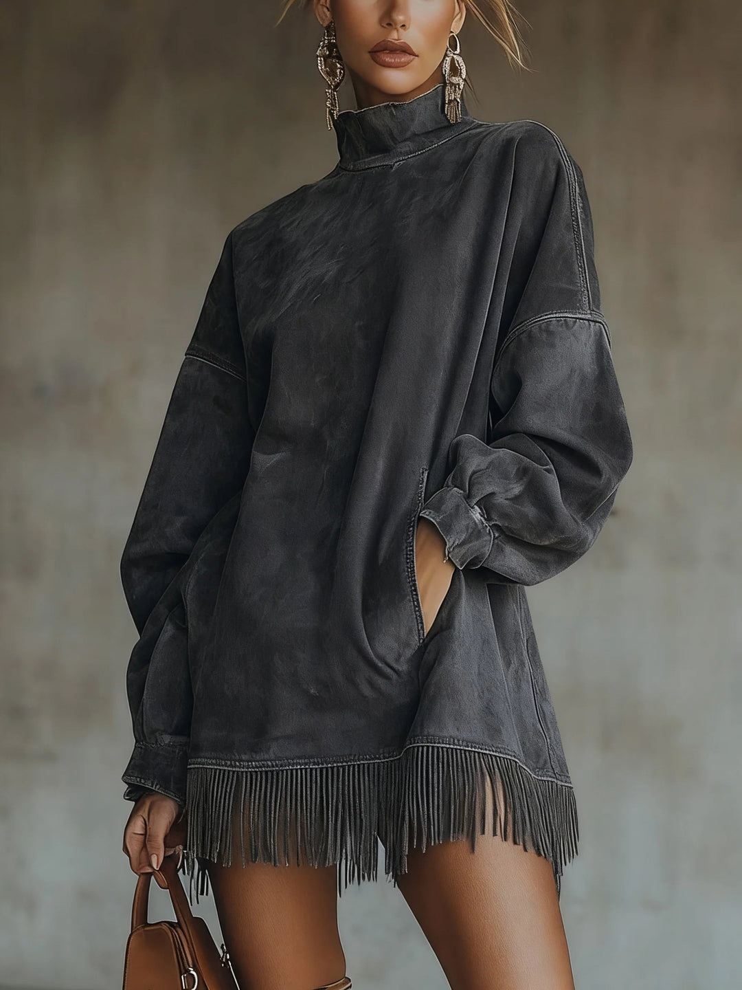 MARISSA | FRINGE MINI DRESS